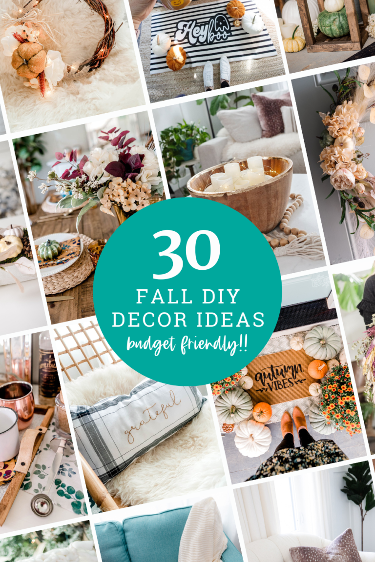 30 Affordable DIY Ideas to Decorate for Fall on a Budget