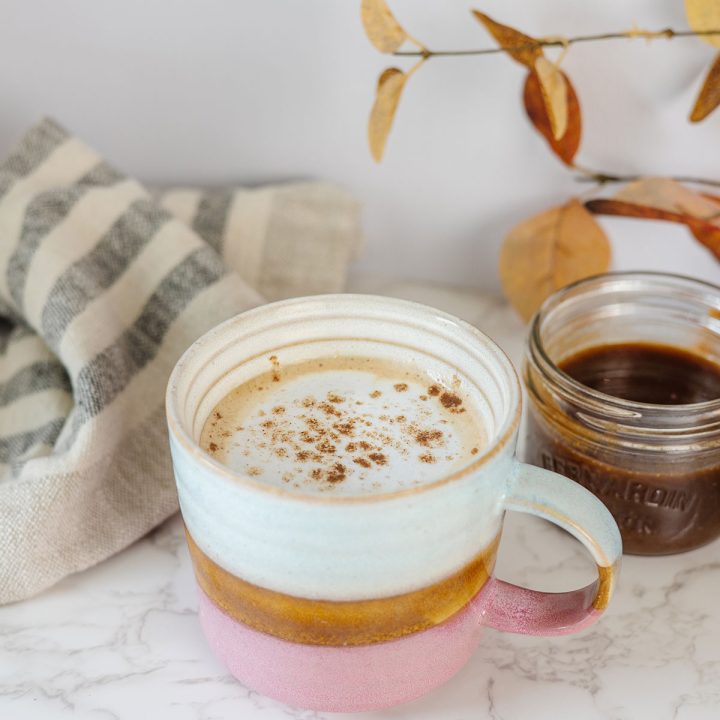 Easy Pumpkin Spice Latte with Homemade Simple Syrup