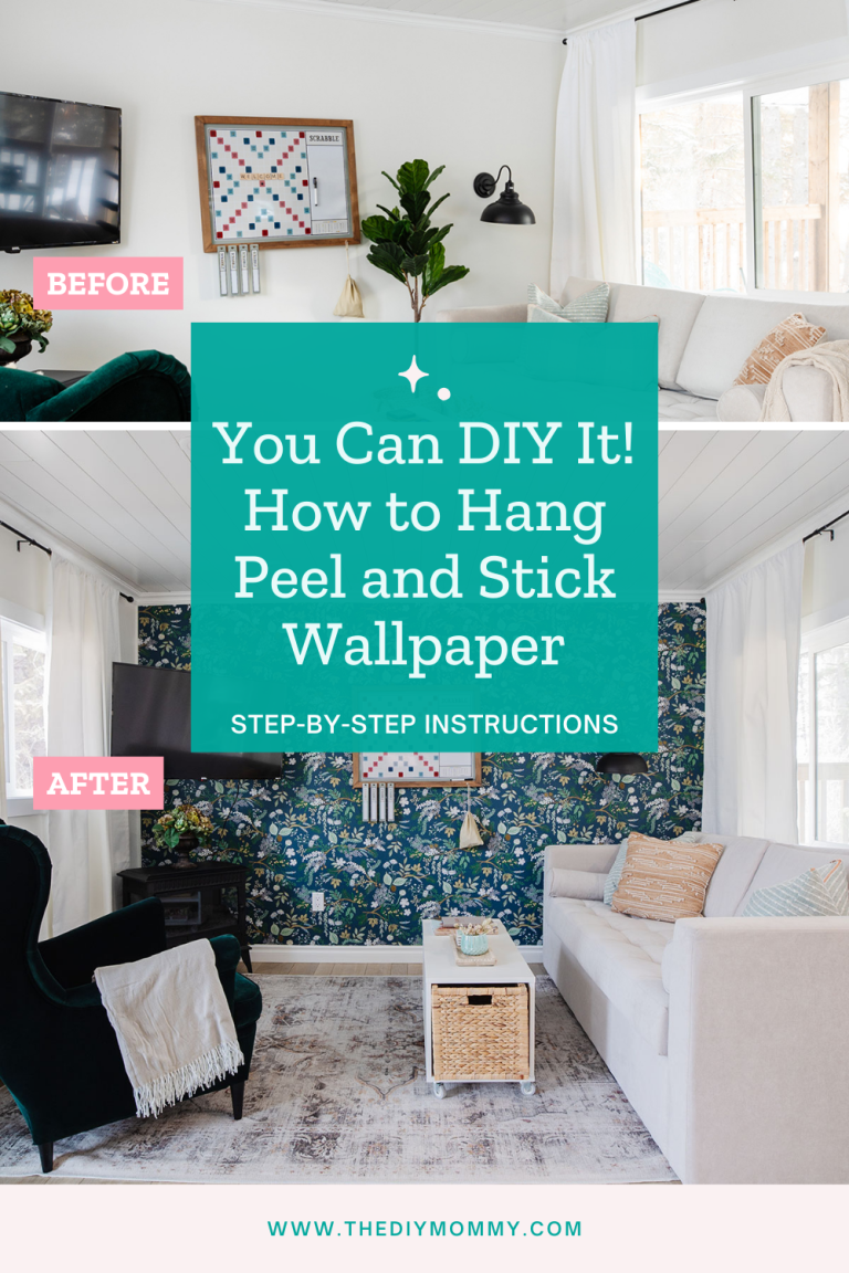 You Can DIY It! How to Hang Peel and Stick Wallpaper