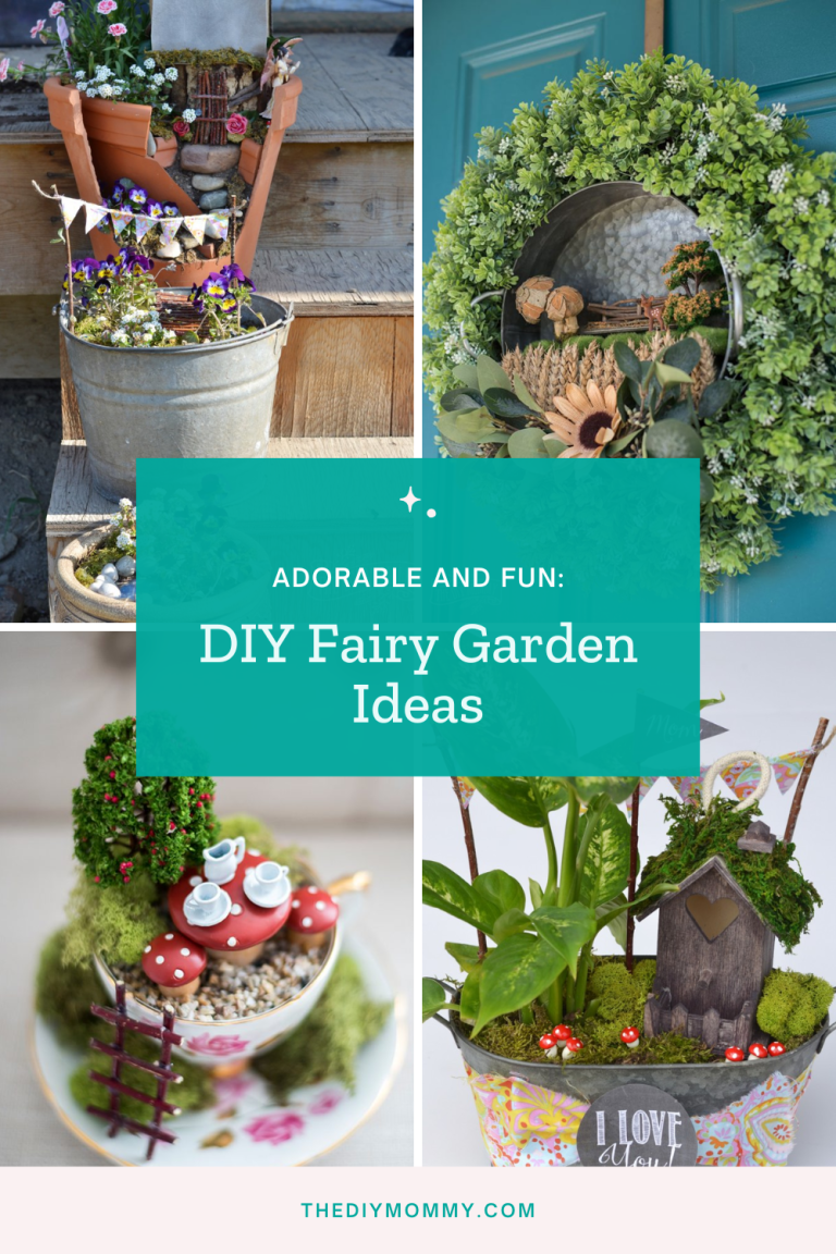 4 different fairy garden ideas