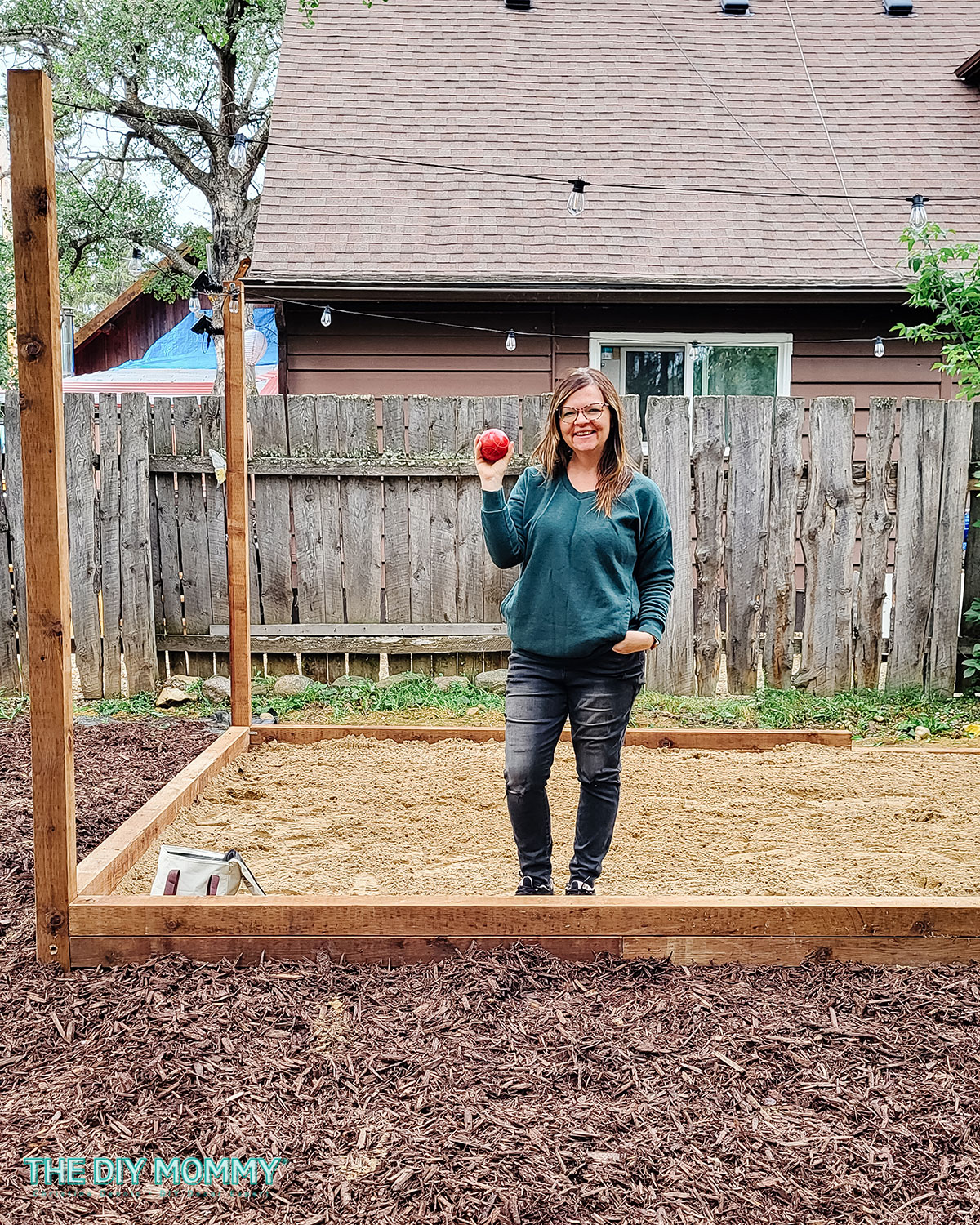 How we Built a Backyard Bocce Court (with Typical Dimensions)